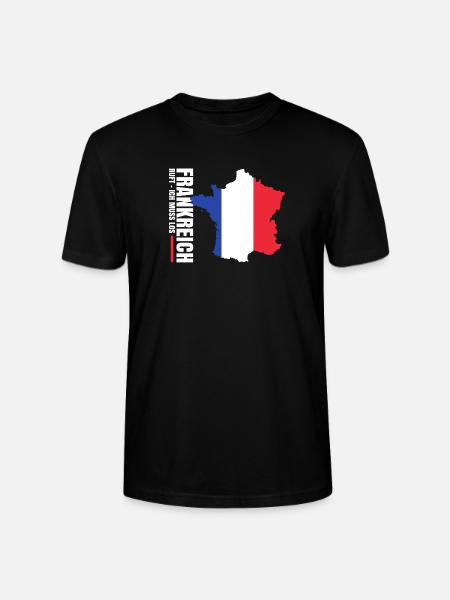 Frankreich Auswandern - Stanley/Stella Unisex Bio-T-Shirt CRAFTER - Schwarz