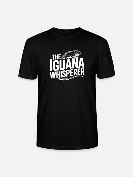 Der Leguan-Flüsterer - Stanley/Stella Unisex Bio-T-Shirt CRAFTER - Schwarz