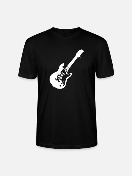 Gitarre Musik Geschenk Gitarrist - Stanley/Stella Unisex Bio-T-Shirt CRAFTER - Schwarz