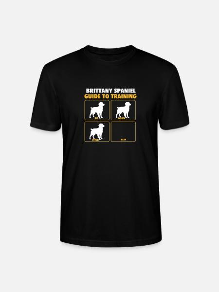 Brittany Spaniel Guide To Training – Hundepapa - Stanley/Stella Unisex Bio-T-Shirt CRAFTER - Schwarz