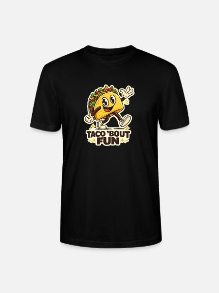 Taco Bout Fun Mascot - Stanley/Stella Unisex Bio-T-Shirt CRAFTER - Schwarz