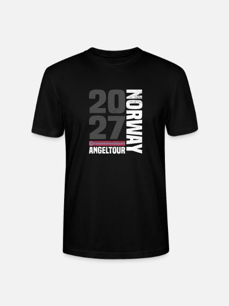 Norway Angeltour 2027 - Stanley/Stella Unisex Bio-T-Shirt CRAFTER - Schwarz