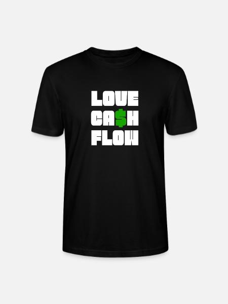 Love Cash Flow Tee - Stanley/Stella Unisex Bio-T-Shirt CRAFTER - Schwarz