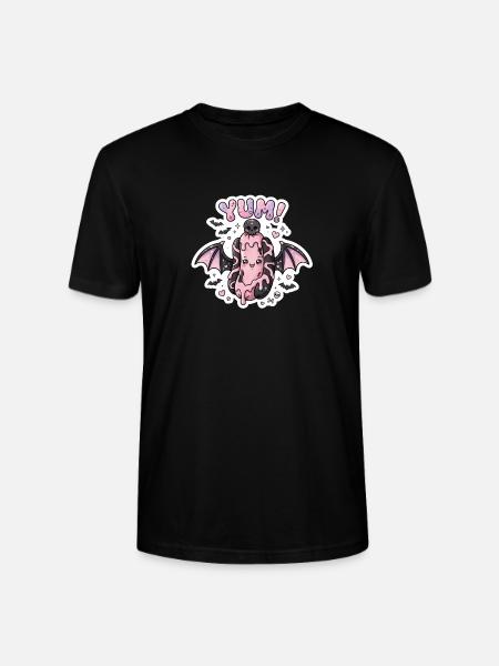 Yum Bat Pastel Goth-Aufkleber - Stanley/Stella Unisex Bio-T-Shirt CRAFTER - Schwarz