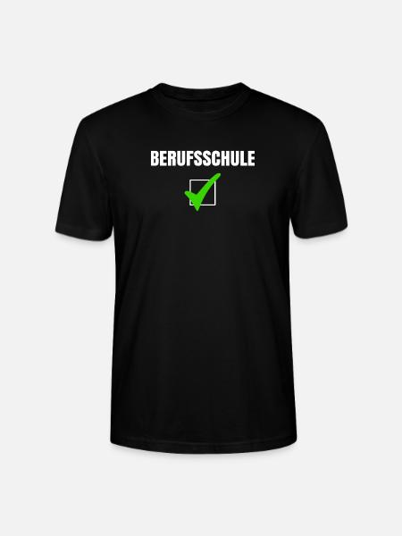 Berufsschule Abschluss - Stanley/Stella Unisex Bio-T-Shirt CRAFTER - Schwarz