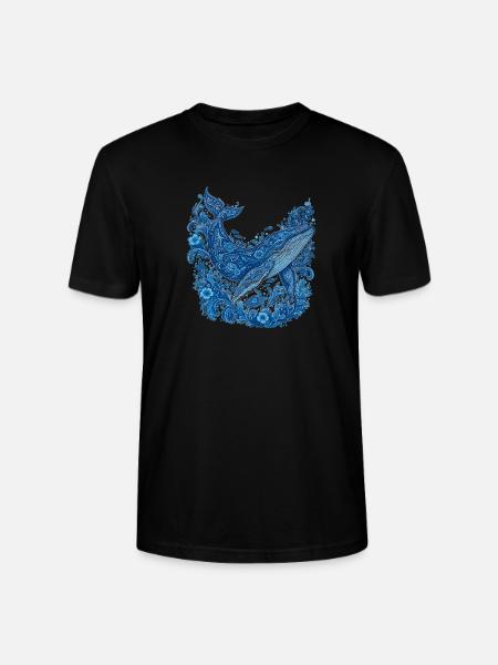 Orcawal – Ozeanliebhaber und Meereslebensgeschenk - Stanley/Stella Unisex Bio-T-Shirt CRAFTER - Schwarz