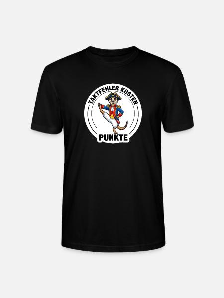 Gardetanz Erdmännchen Punkte Shirt - Stanley/Stella Unisex Bio-T-Shirt CRAFTER - Schwarz