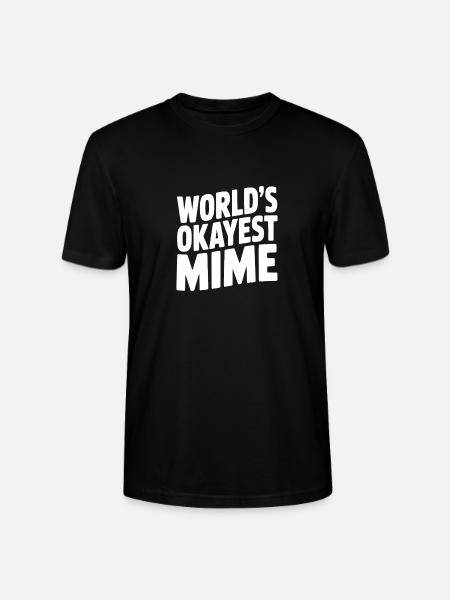 Der beste Pantomime der Welt - Stanley/Stella Unisex Bio-T-Shirt CRAFTER - Schwarz