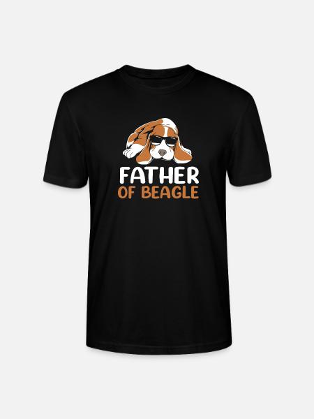 Beagle Papa - Stanley/Stella Unisex Bio-T-Shirt CRAFTER - Schwarz