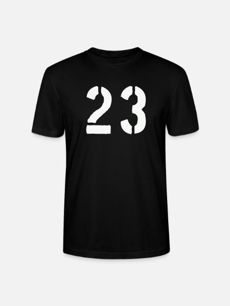 23_zahl - Stanley/Stella Unisex Bio-T-Shirt CRAFTER - Schwarz