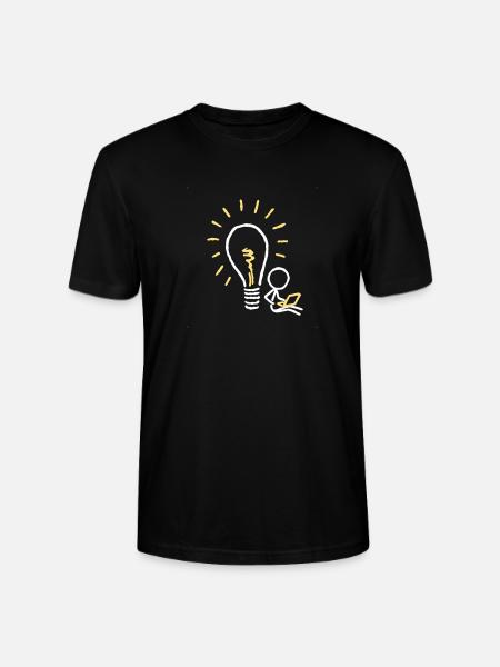 Im Schatten einer Idee - Stanley/Stella Unisex Bio-T-Shirt CRAFTER - Schwarz