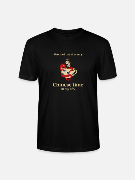 Chinese Time Dragon Teacup - Stanley/Stella Unisex Bio-T-Shirt CRAFTER - Schwarz