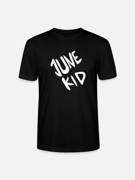 Juni Kind Handlettering Schriftzug - Stanley/Stella Unisex Bio-T-Shirt CRAFTER - Schwarz