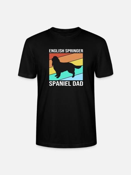 Springer Spaniel - Stanley/Stella Unisex Bio-T-Shirt CRAFTER - Schwarz