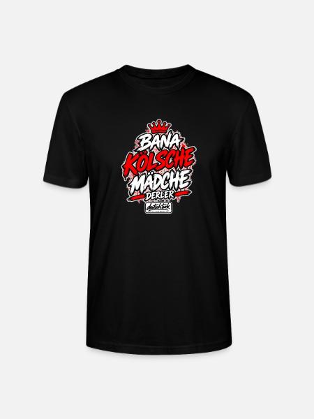 Bana Kölsche Mädche derler – Köln - Stanley/Stella Unisex Bio-T-Shirt CRAFTER - Schwarz