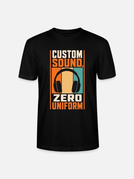 Musik – Custom Sound Zero Uniform - Stanley/Stella Unisex Bio-T-Shirt CRAFTER - Schwarz