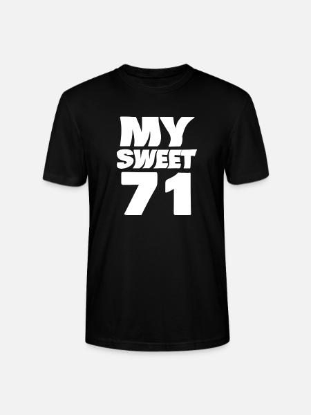 Sweet 71 - Stanley/Stella Unisex Bio-T-Shirt CRAFTER - Schwarz