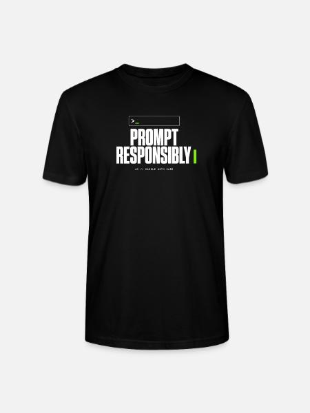 Prompte verantwortungsvoll - Stanley/Stella Unisex Bio-T-Shirt CRAFTER - Schwarz