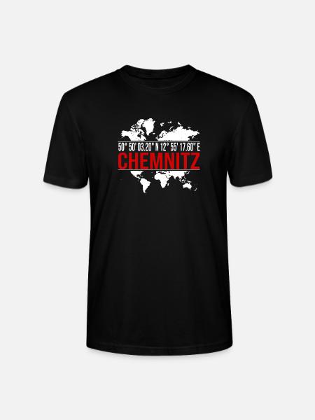Chemnitz - Stanley/Stella Unisex Bio-T-Shirt CRAFTER - Schwarz