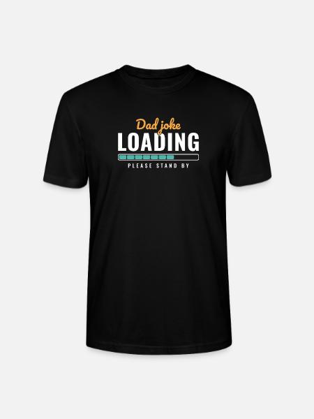 Papa-Witz lädt bitte bereit - Stanley/Stella Unisex Bio-T-Shirt CRAFTER - Schwarz