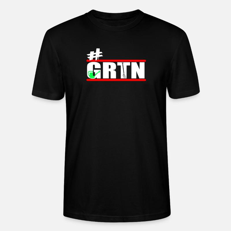 Garten - Gärtner - Gärtnern - GRTN  - Stanley/Stella Unisex Bio-T-Shirt CRAFTER - Schwarz