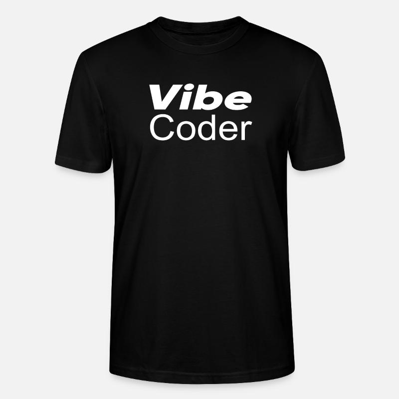 Techno-utopie : Vibe Coder - T-shirt bio CRAFTER Stanley Stella Unisexe - noir