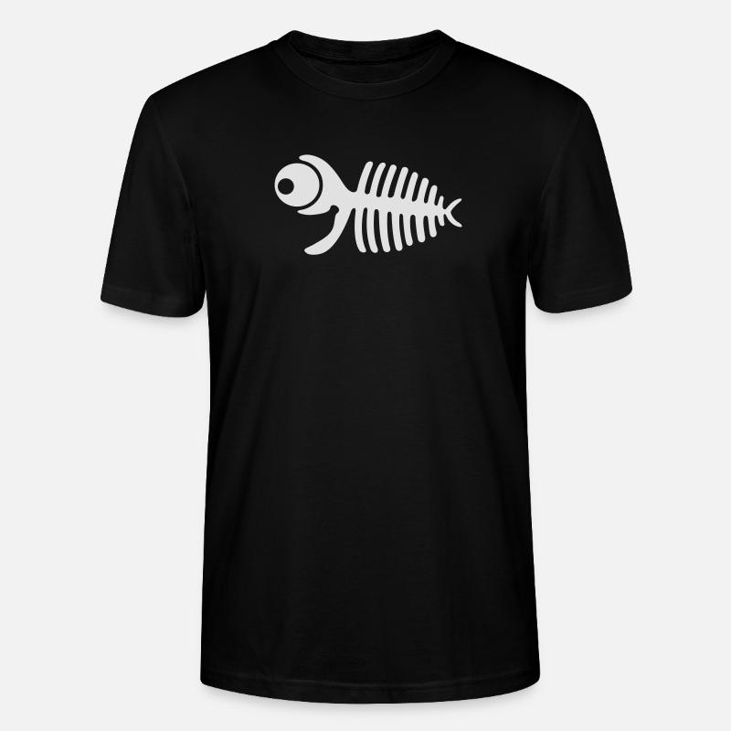 Fischgräte - Stanley/Stella Unisex Bio-T-Shirt CRAFTER - Schwarz