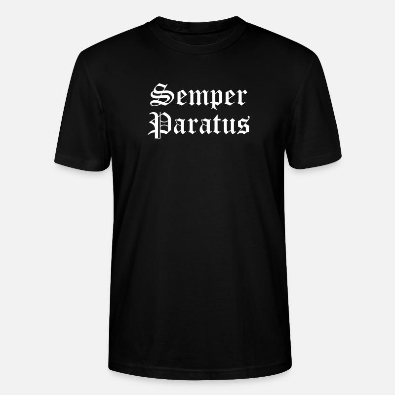Semper Paratus - Stanley/Stella Unisex Bio-T-Shirt CRAFTER - Schwarz