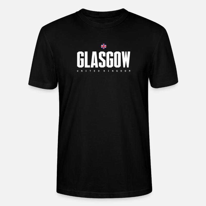 Glasgow - Stanley/Stella Unisex Bio-T-Shirt CRAFTER - Schwarz