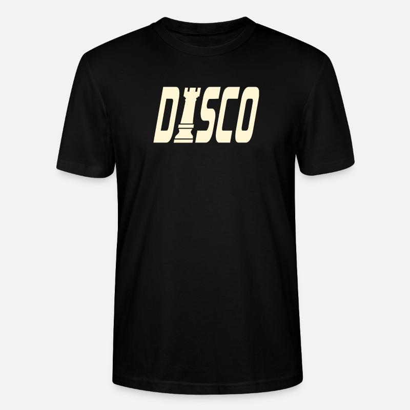 DISCO CHESS TOWER - Stanley/Stella CRAFTER Unisex Organic T-Shirt - black