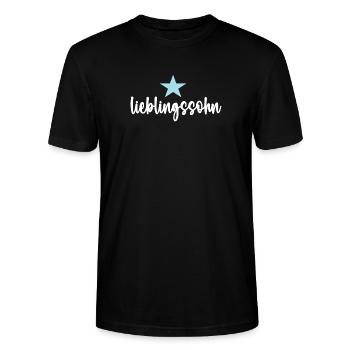 Fils préféré Meilleurs fils Fils préférés Enfant Fils - T-shirt bio CRAFTER Stanley Stella Unisexe - noir - Devant - Alina (178cm) & Michal (187cm)