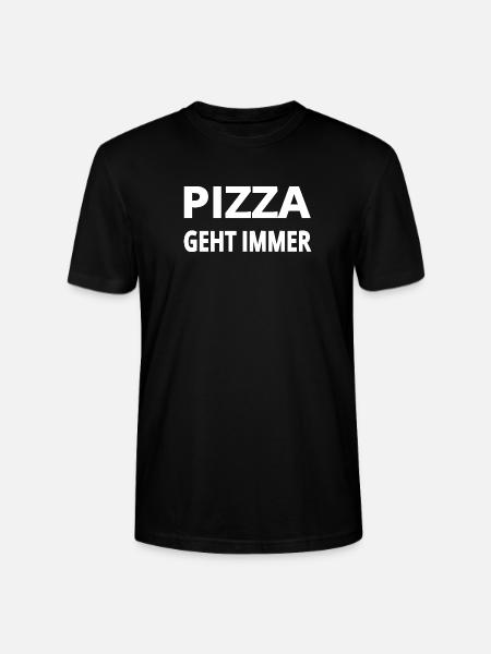 Pizza - Stanley/Stella CRAFTER Unisex Organic T-Shirt - black