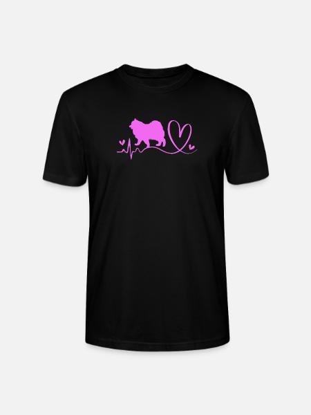 Samojede Hund Samoyed - Stanley/Stella Unisex Bio-T-Shirt CRAFTER - Schwarz
