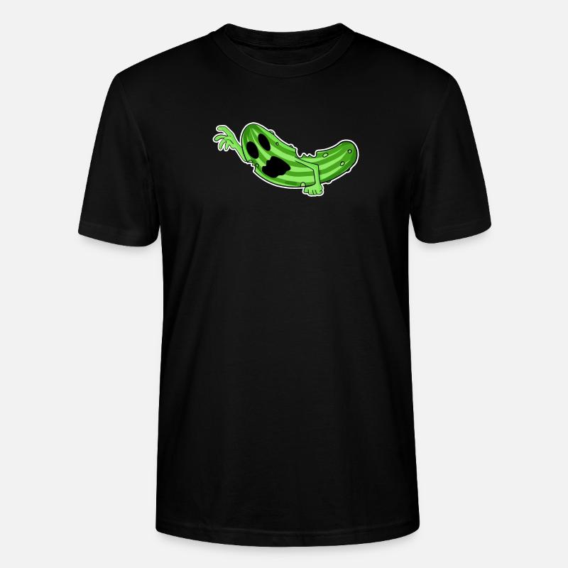 Zombie Gurke Horror - Stanley/Stella Unisex Bio-T-Shirt CRAFTER - Schwarz