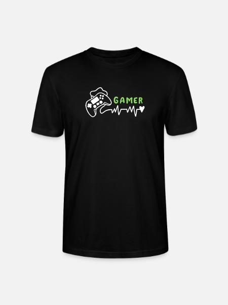 Gamer Gaming - Stanley/Stella Unisex Bio-T-Shirt CRAFTER - Schwarz