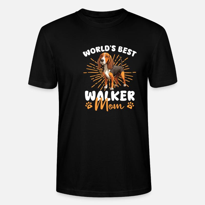 Treeing Walker Coonhound Walker Mom - Stanley/Stella Unisex Bio-T-Shirt CRAFTER - Schwarz