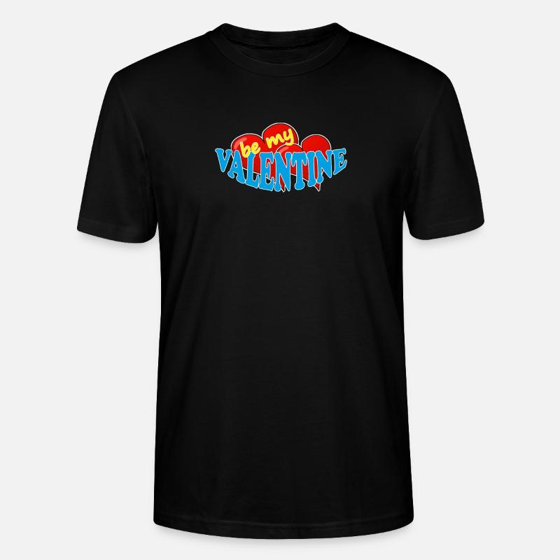Valentine - T-shirt bio CRAFTER Stanley Stella Unisexe - noir