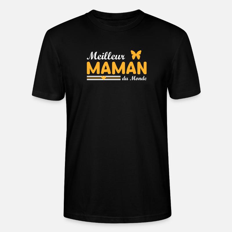 Beste Mutter der Welt - Stanley/Stella Unisex Bio-T-Shirt CRAFTER - Schwarz