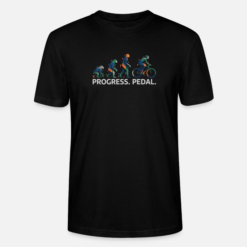 Évolution de la pédale Progress - T-shirt bio CRAFTER Stanley Stella Unisexe - noir