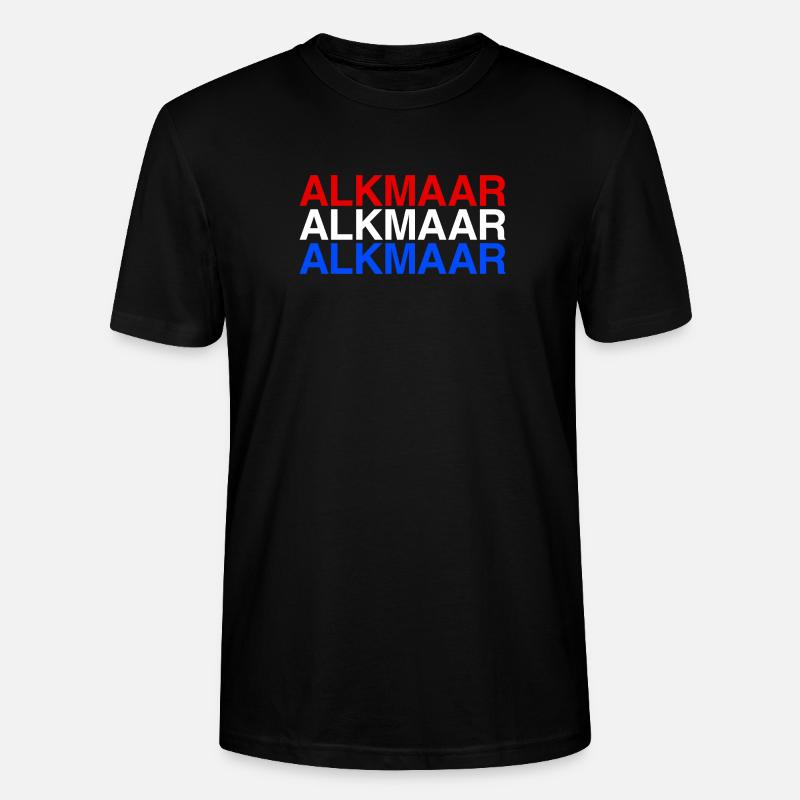ALKMAAR Pays-Bas Drapeau des Pays-Bas - T-shirt bio CRAFTER Stanley Stella Unisexe - noir