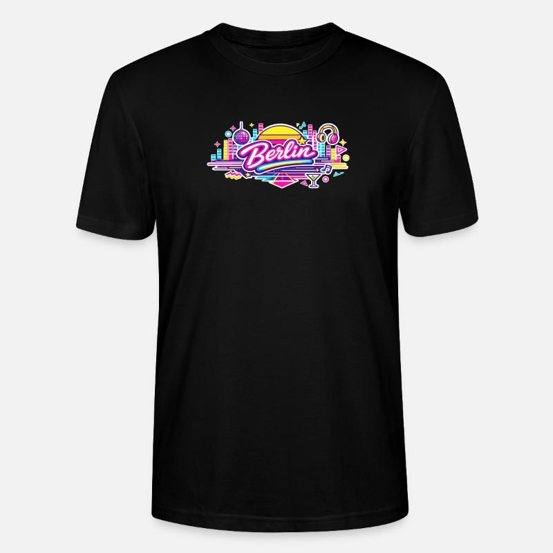 Berlin - Stanley/Stella Unisex Bio-T-Shirt CRAFTER - Schwarz