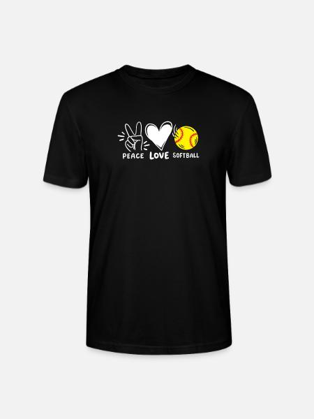 Softball-Spieler Softball - Stanley/Stella Unisex Bio-T-Shirt CRAFTER - Schwarz