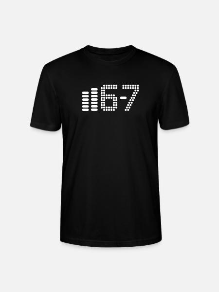 67 - Stanley/Stella Unisex Bio-T-Shirt CRAFTER - Schwarz