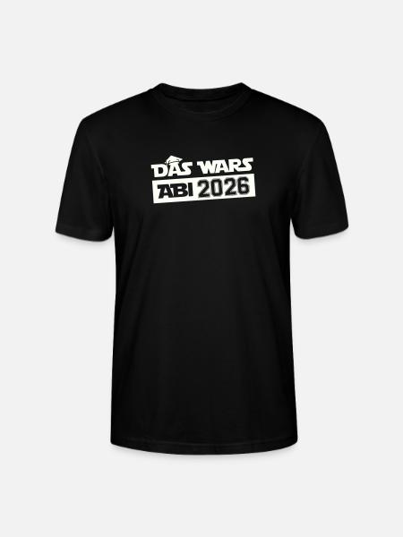 DAS WARS Abi 2026 - Stanley/Stella Unisex Bio-T-Shirt CRAFTER - Schwarz
