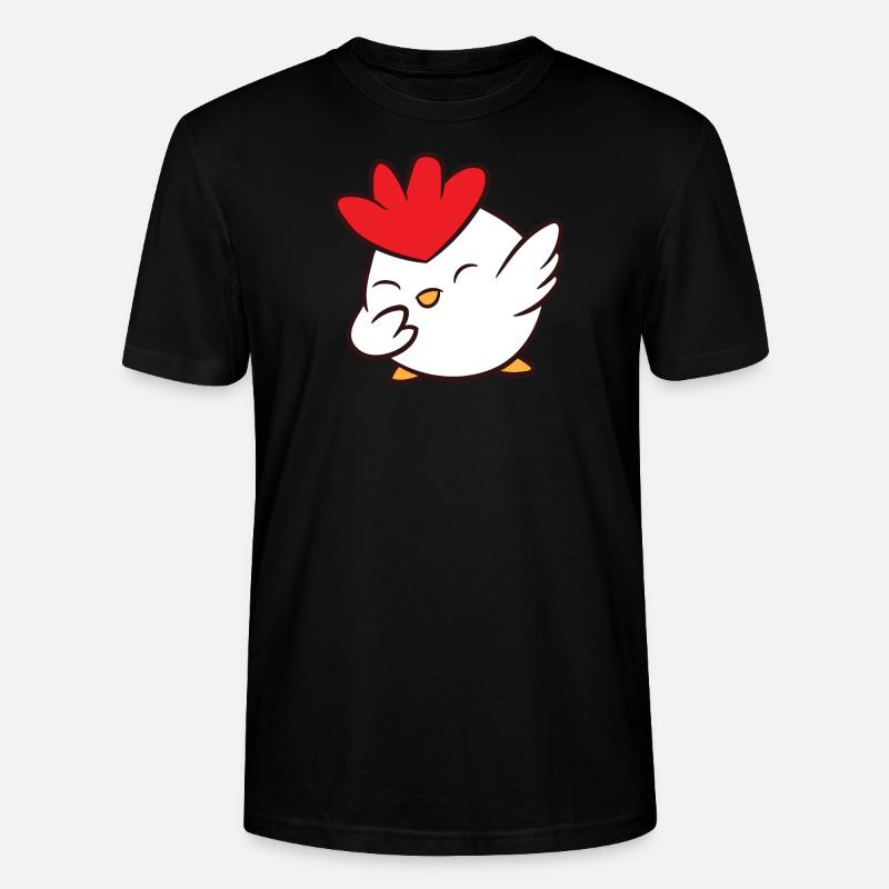 Poulet - Dab, dabbing, dabbing, danse - T-shirt bio CRAFTER Stanley Stella Unisexe - noir