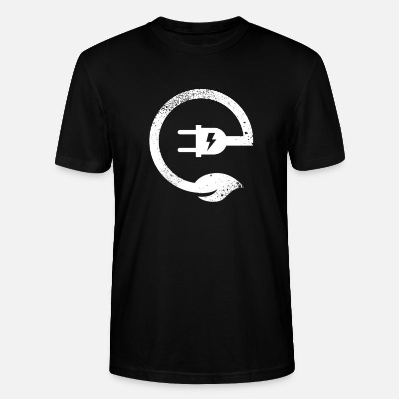 Vélo électrique électrique - T-shirt bio CRAFTER Stanley Stella Unisexe - noir