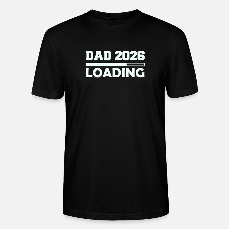 Papa 2026 lädt - Stanley/Stella Unisex Bio-T-Shirt CRAFTER - Schwarz