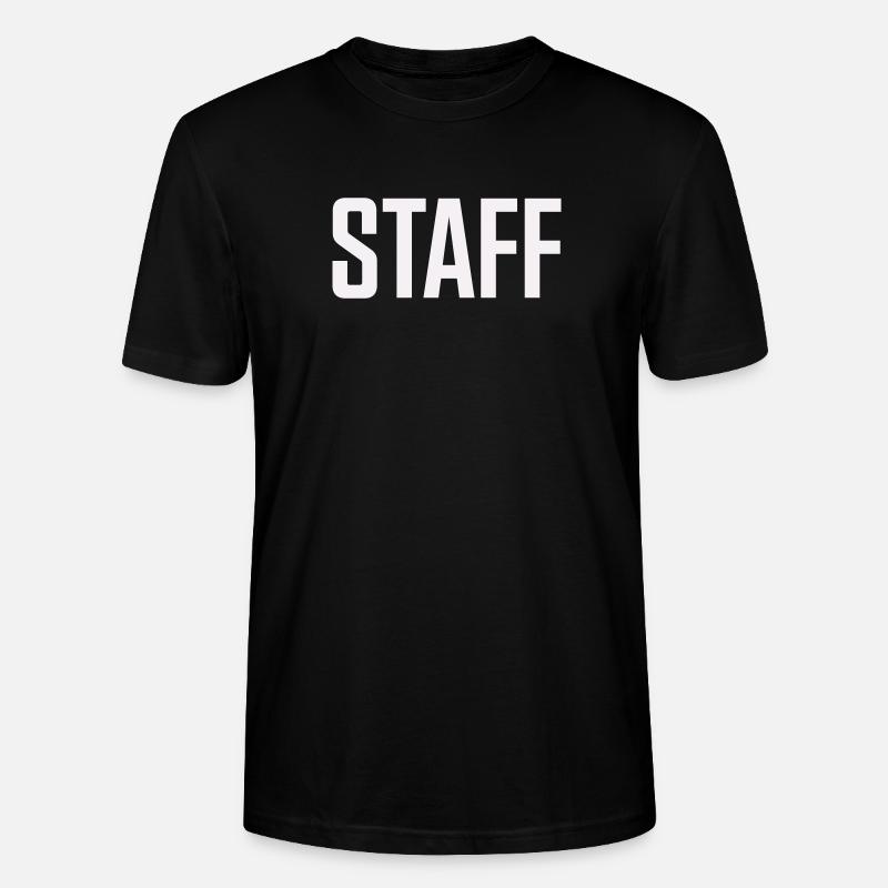 Staff - Stanley/Stella Unisex Bio-T-Shirt CRAFTER - Schwarz
