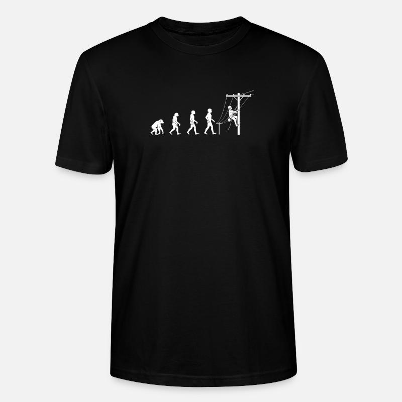 Évolution vers la technologie réseau - T-shirt bio CRAFTER Stanley Stella Unisexe - noir