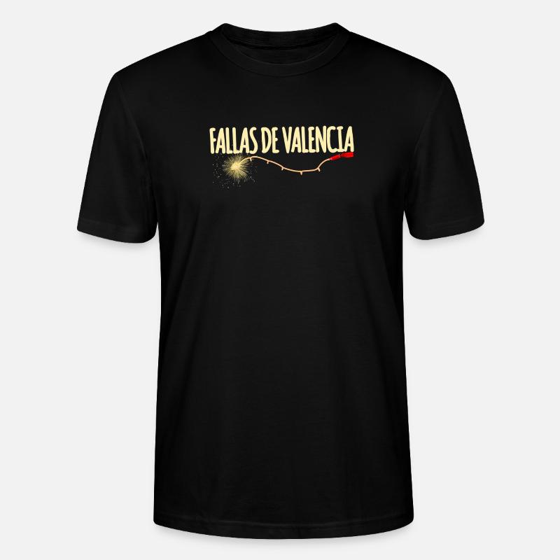 Fallas de Valencia Traca - T-shirt bio CRAFTER Stanley Stella Unisexe - noir